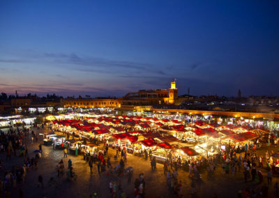 Marrakech notturna: Jamaa El Fna