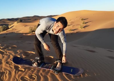 Sand boarding