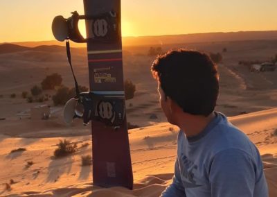 Sand boarding