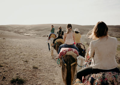 Agafay desert camel ride